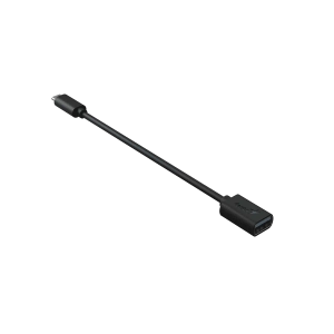 Адаптер Genius ACC-C2AC, с кабел, USB Type-A към USB Type-C, 21 cm, черен