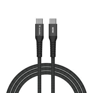 Кабел Verbatim Sync & Charge, магнитен, USB Type-C към USB Type-C, 60 W, 120 cm, черен