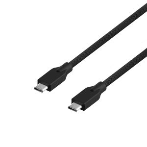 Кабел за бързо зареждане Genius ACC-C2CC, USB Type-C към USB Type-C, 100 cm, черен