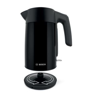 Bosch Електрическа кана за вода TWK7L463, 1.7 L, черна