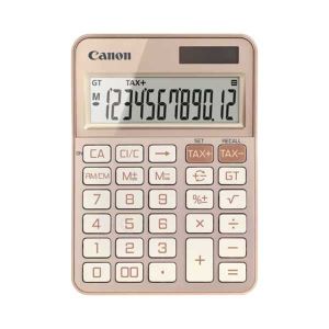 Настолен калкулатор Canon KS-125KB, 12-разряден, розово злато