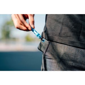 Външен SSD твърд диск Verbatim Pocket, 1 TB, джобен, USB 3.2, черно-син