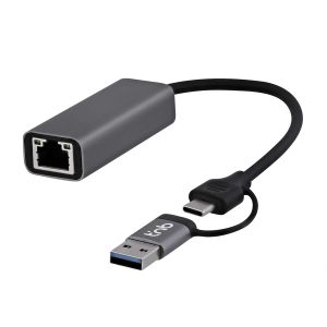 USB Хъб TNB, USB Type-A/USB Type-C към RJ45, 2.5 Gbps