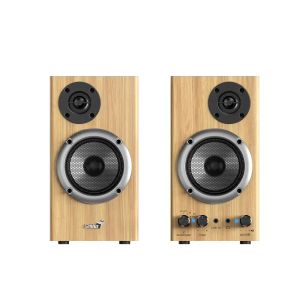 Тонколони Genius SP-HF520BT, Bluetooth, 40 - 20000 Hz, 20 W, дървесни