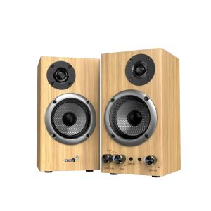 Тонколони Genius SP-HF520BT, Bluetooth, 40 - 20000 Hz, 20 W, дървесни