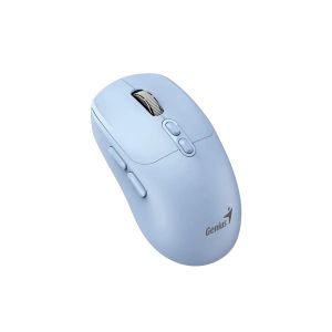 Мишка Genius NX-8080S, безжична, Bluetooth, Bluetooth/USB, 7 бутона, AA, синя