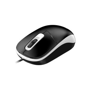 Мишка Genius DX-111, с кабел, USB Type-A, 3 бутона, сива