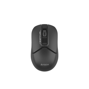 Мишка A4Tech Fstyler FG12S, безжична, безшумна, 3 бутона, AA, черна