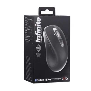 Мишка TNB Infinite, безжична, Bluetooth, 3200 dpi, USB Type-A, 6 бутона, черна