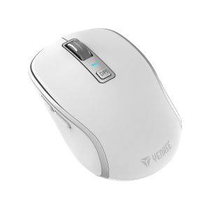Мишка Yenkee YMS 2085WE, безжична, 2400 dpi, USB, 6 бутона, Li-Polymer, бяла