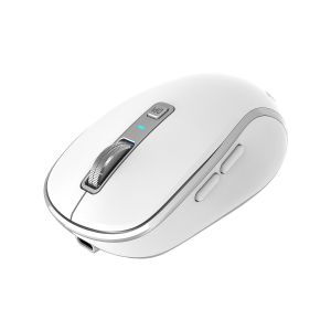 Мишка Yenkee YMS 2085WE, безжична, 2400 dpi, USB, 6 бутона, Li-Polymer, бяла