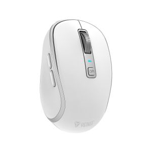 Мишка Yenkee YMS 2085WE, безжична, 2400 dpi, USB, 6 бутона, Li-Polymer, бяла