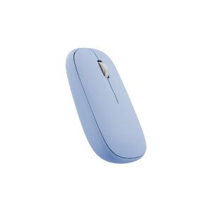 Мишка TNB iClick, безжична, 3 бутона, 1600 dpi, Bluetooth, USB, AA, синя