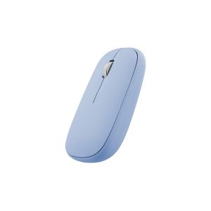 Мишка TNB iClick, безжична, 3 бутона, 1600 dpi, Bluetooth, USB, AA, синя