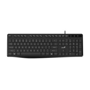Клавиатура Genius KB-117S, с кабел 1.5 m, USB, черна