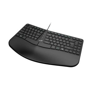 Клавиатура Genius Ergo KB-700, с кабел 1.5 m, USB, 12 бързи бутона, черна
