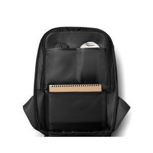 Раница за лаптоп Kingsons Shadow Pro, 15.6'', водоустойчив полиестер/PVC покритие, 20 L, черна