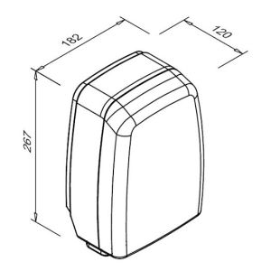 Сешоар за ръце Faneco Halny, 1200 W
