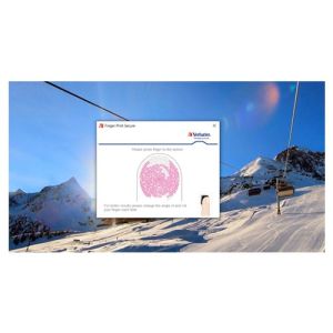 USB флаш памет Verbatim Secure, USB 3.2, 32GB, с пръстов отпечатък