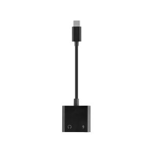 Адаптер TNB, 4 порта, USB Type-C към 3.5 mm жак, черен