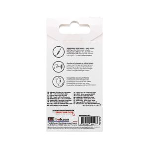 Адаптер TNB, 4 порта, USB Type-C към 3.5 mm жак, черен