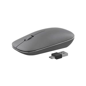 Мишка TNB iClick, Bluetooth, 3 бутона, 1600 dpi, USB, сива