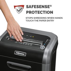 Шредер за унищожаване на документи Fellowes Powershred 79Ci, 100% Jam Proof, 23 L, P-4, време за работа 20 мин, време за почивка 30 мин