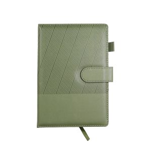 Office 1 Бележник, с магнитно закопчаване, без дати, А5, зелен