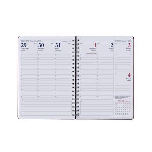 Календар-бележник Елит, седмичник, 19 x 27 cm, черен