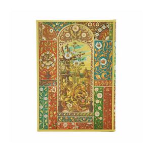 Paperblanks Тефтер Viennese Fruit, Midi, широки редове, твърда корица, 72 листа