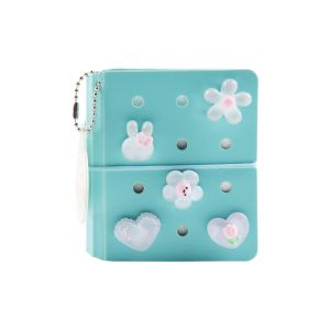 Sworld Тефтер ME, с 3 ринга, ластик, бели листове, 40 листа, син