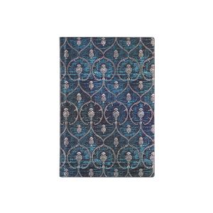 Paperblanks Тефтер Blue Velvet, Mini, широки редове, мека корица, 104 листа