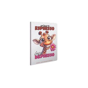 Gipta Тетрадка Nothing A5, бяла хартия, широки редове, PP корица, 60 листа