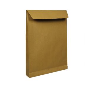 Top Office Плик, B4, 250 x 353 mm, хартиен, с разширение, със самозалепваща лента, кафяв, 250 броя
