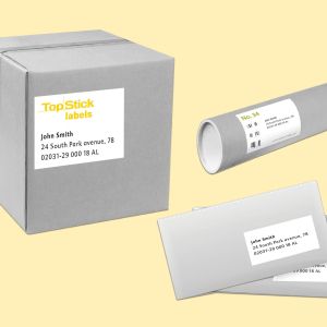 Top Stick Самозалепващи се етикети, A4, 63.5 х 38.1 mm, 21 броя, 100 листа