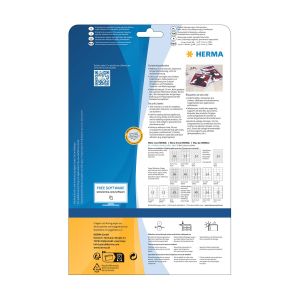 Herma Самозалепващи се етикети Security, 45.7 x 21 mm, 48 броя, 25 листа