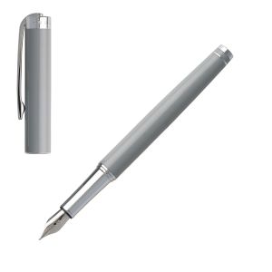 Hugo Boss Писалка Ace, в кутия, светлосива