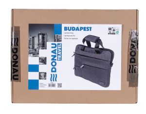 Чанта за лаптоп 14" Donau Travel Budapest, сива