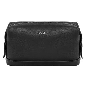 Hugo Boss Козметична чанта Classic Grained, черна