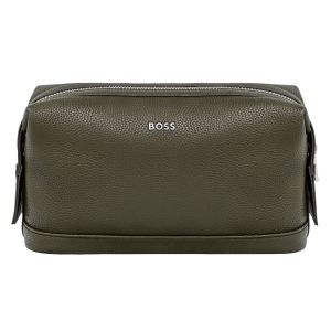 Hugo Boss Козметична чанта Classic Grained, зелена
