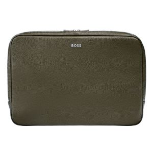 Hugo Boss Чанта за лаптоп Classic Grained, зелена