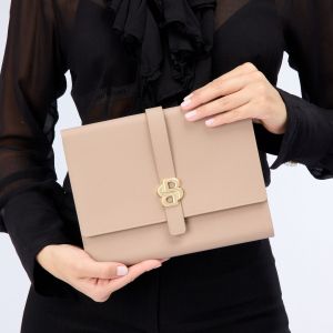 Hugo Boss Конферентна папка Double B, A5, розово-златиста