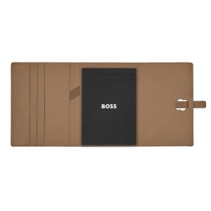 Hugo Boss Конферентна папка Double B, A5, кафява