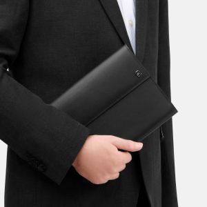 Hugo Boss Конферентна папка Double B, A5, черно-сива