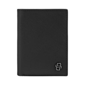 Hugo Boss Калъф за карти Saffiano, с 16 отделения, черен
