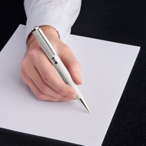 Hugo Boss Химикалка Totem, сребриста