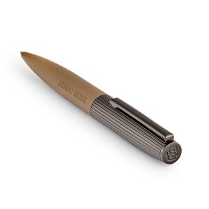 Hugo Boss Химикалка Illusion Arcade, кафяво-сива