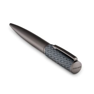 Hugo Boss Химикалка Arche Monogram, тъмносива