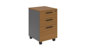 Контейнер за Бюро RFG Parma, 400 x 420 x 620 mm, ПДЧ, орех и тъмносиво