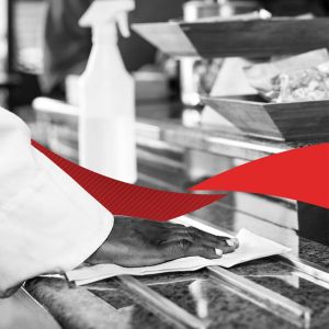 Кърпи за почистване Kimberly-Clark WypAll L40 8387 Absorbent, 1/4 сгънати, 30.4 х 31.7 cm, бели, 56 броя